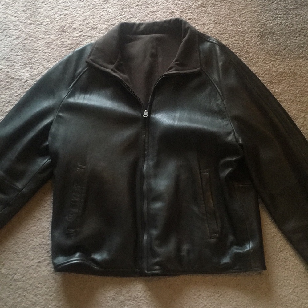 Men’s Leather Reversible Jacket